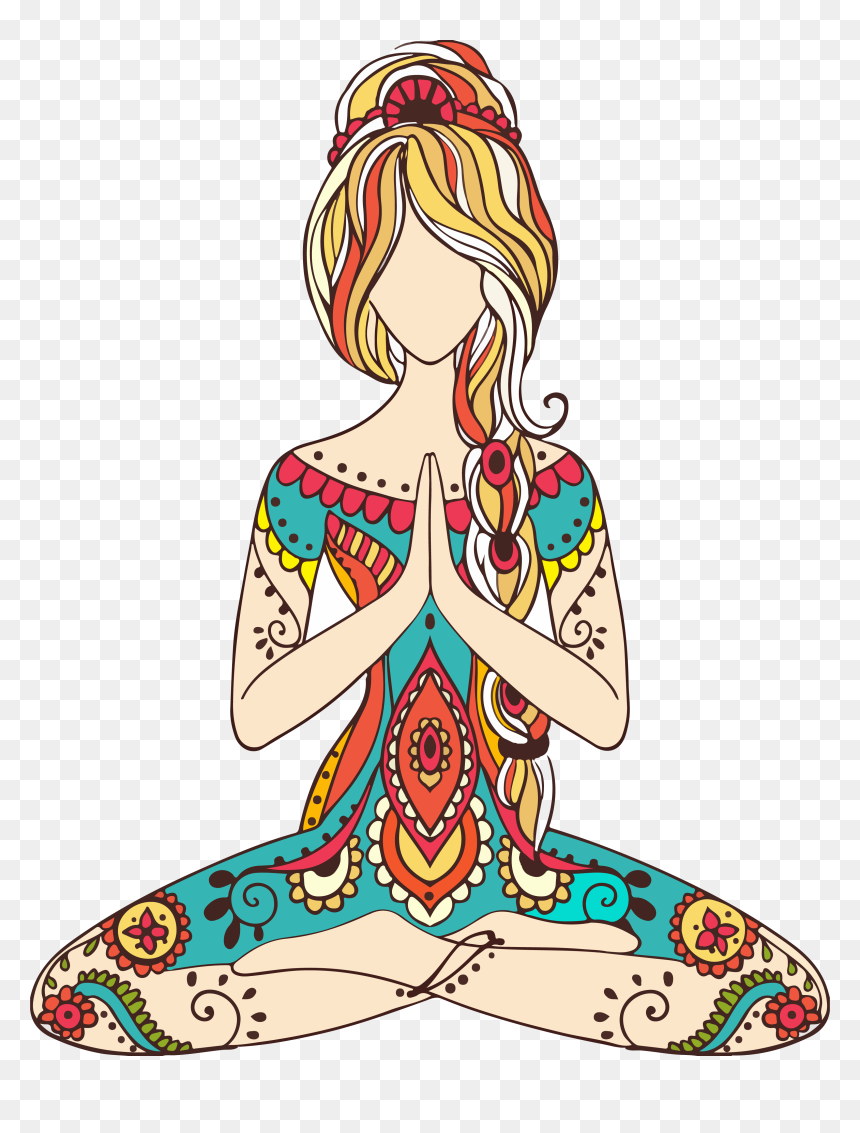 Https - //almoretreat - - Yoga Art, HD Png Download - namaste png