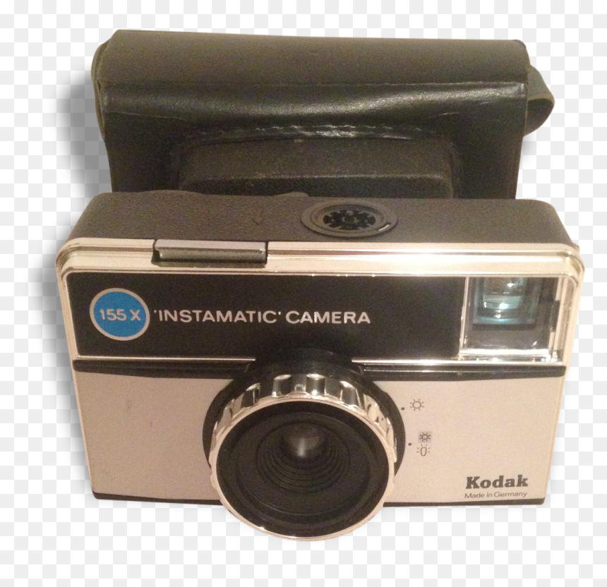 Camera Old Kodak Instamatic 155 X Camera Case Leather - Kodak Instamatic, HD Png Download - old camera png