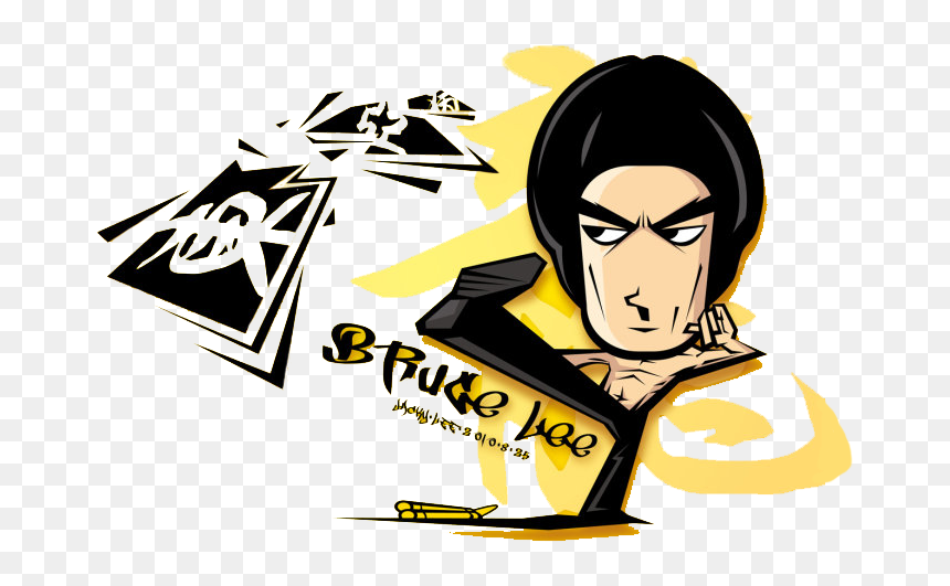 Kung Fu Kick Illustration - Bruce Lee, HD Png Download - bruce lee png