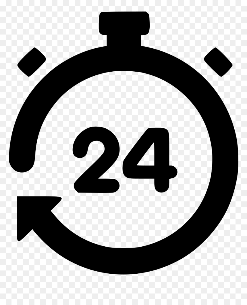 Timer Stop Watch - 24 Hours Stop Watch, HD Png Download - stop watch png