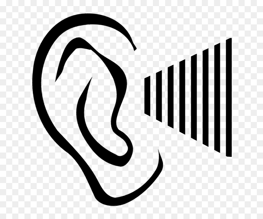 Montgomery County Ent Institute - Ear And Sound Waves Png, Transparent Png - sound wave transparent png