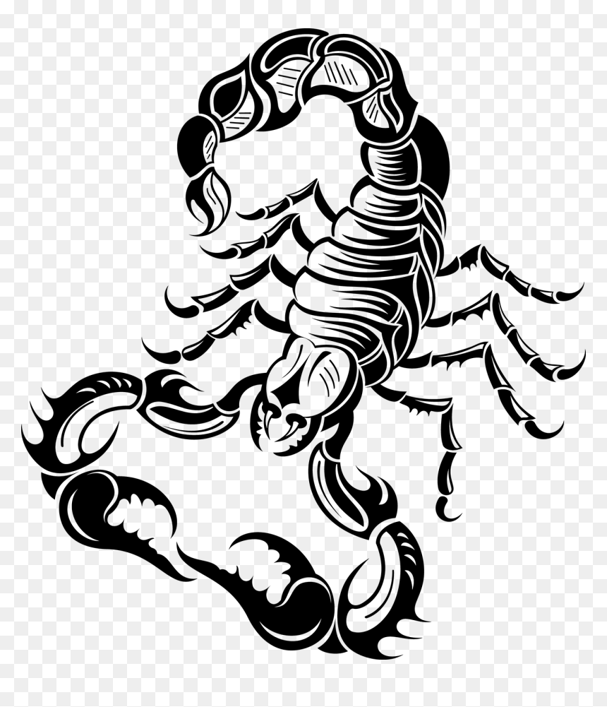 Tattoo Png Download - Scorpion Tattoo Png, Transparent Png - scorpio png