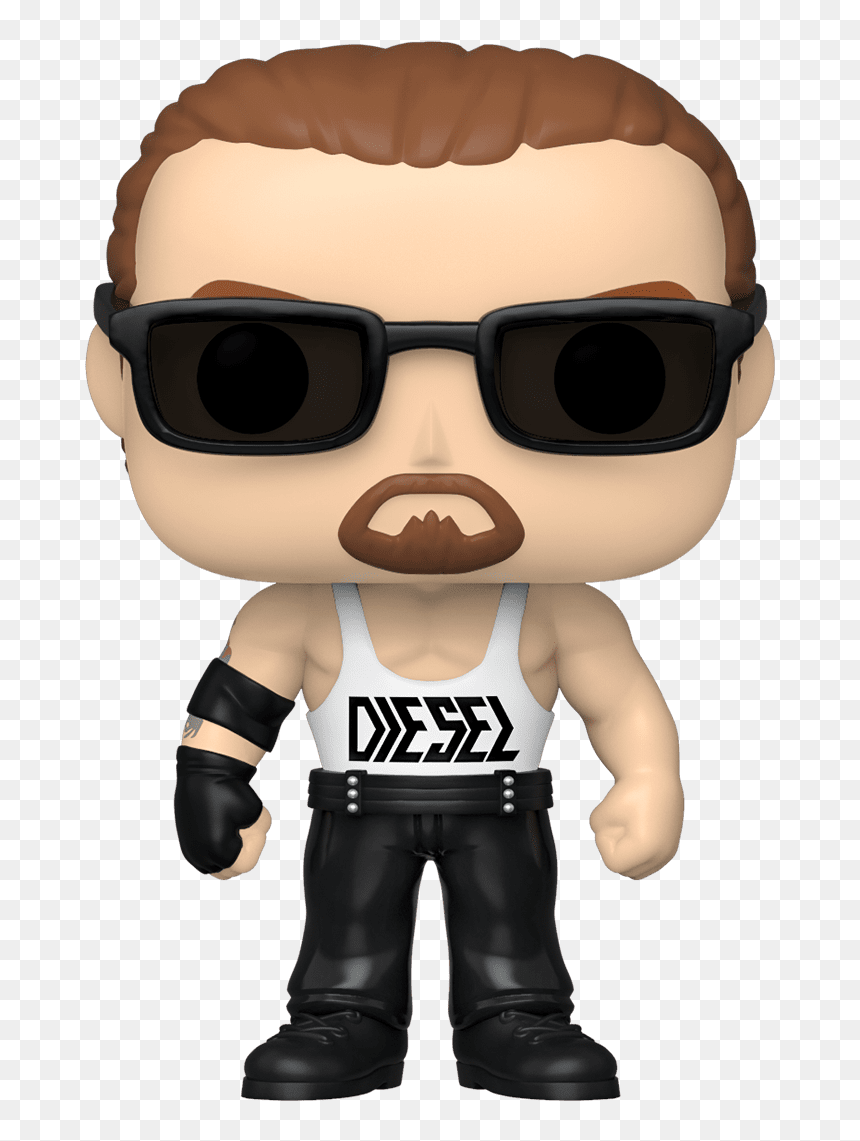46845a Wwe Diesel Pop Glam Web - Funko Pop Wwe Diesel, HD Png Download - john cena head png