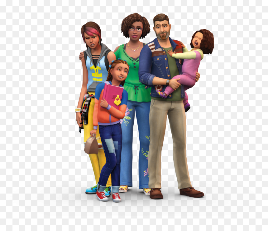 Sims 4 Logo Pack Jeu Gamepack Parents Render, HD Png Download - sims 4 logo png