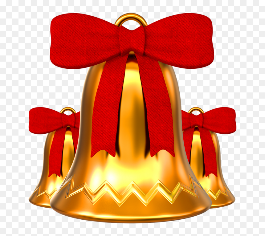 Christmas Bell Png Photo - Ribbon, Transparent Png - christmas bell png