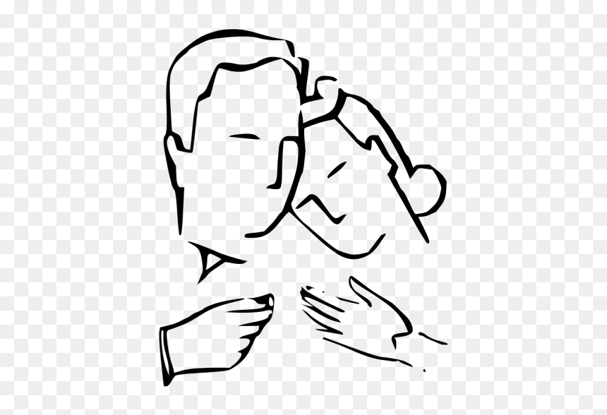 Husband Wife Happy Family Png Icons - Husband And Wife Drawing, Transparent Png - happy family png
