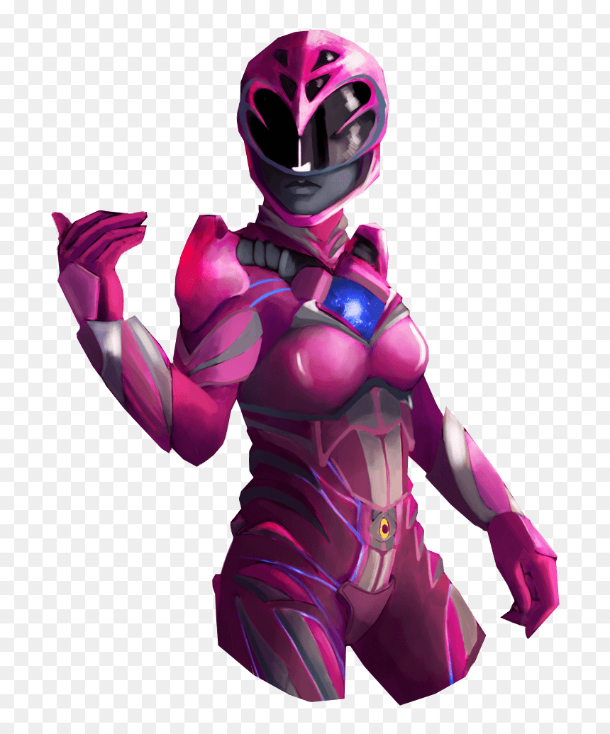 Transparent Pink Power Ranger Clipart - Pink Power Rangers Cartoon, HD Png Download - power ranger png