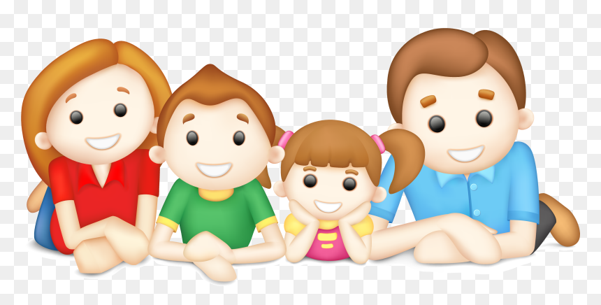Families Clipart Happy Family - Brothers And Sisters Clipart, HD Png Download - happy family png