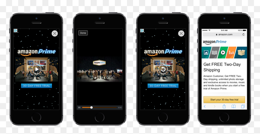 Video Interstitial Steps - Full Screen Mobile Banner, HD Png Download - kindle png