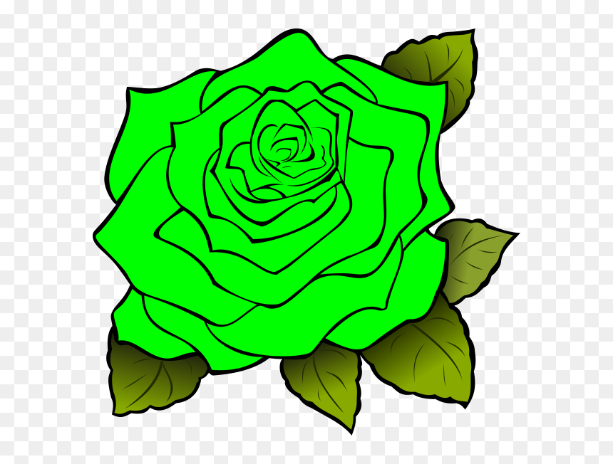 Orange Roses Clip Art, HD Png Download - rose vine png