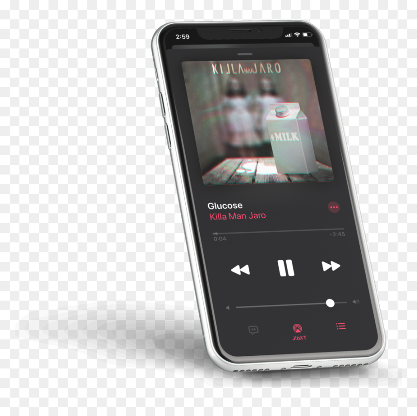 Mockup Cover Art - Smartphone, HD Png Download - iphone .png