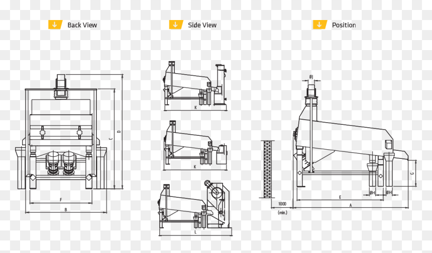 Technical Sheet Picture - Systematic Diagram Of Seed Separator Used For Wheat, HD Png Download - line separator png