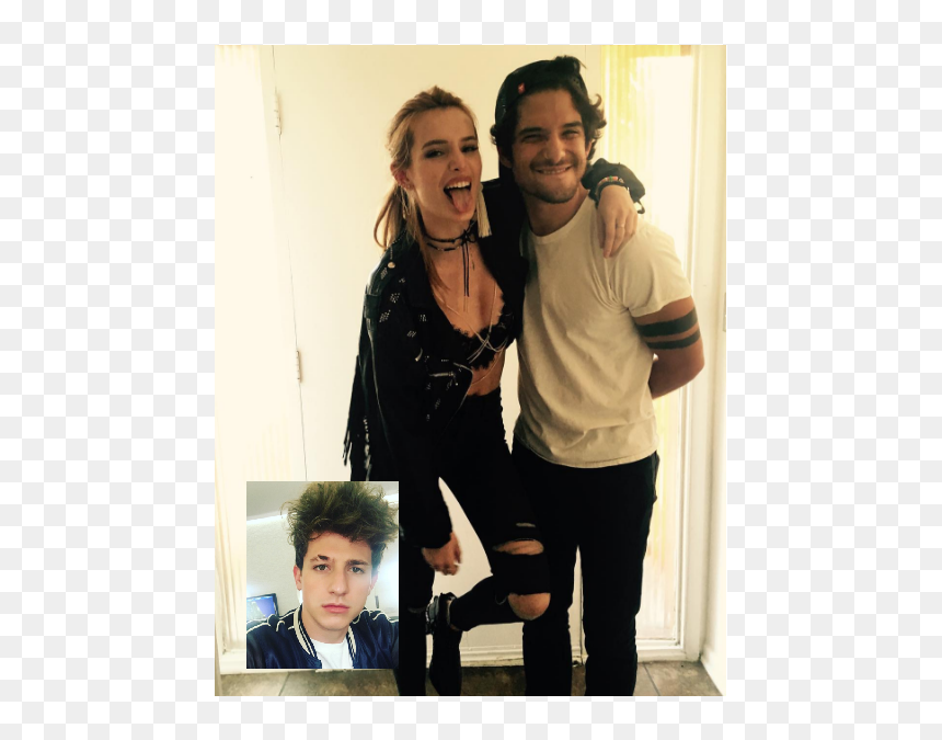 Tyler Posey And Bella Thorne, HD Png Download - tyler posey png