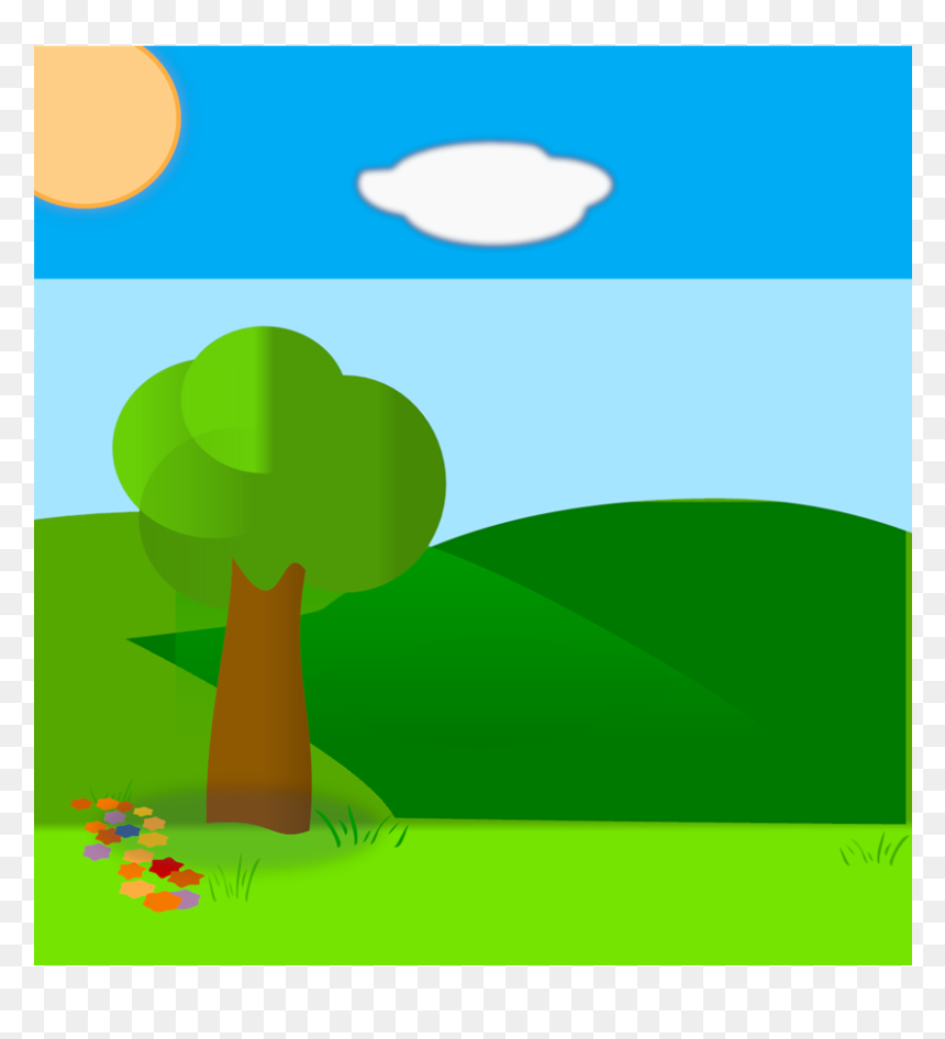 Tree, HD Png Download - forest background png