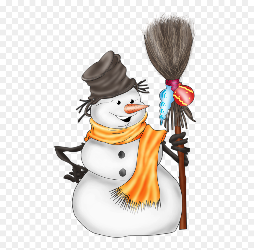 Clipart Draw Snowman, HD Png Download - cute snowman png