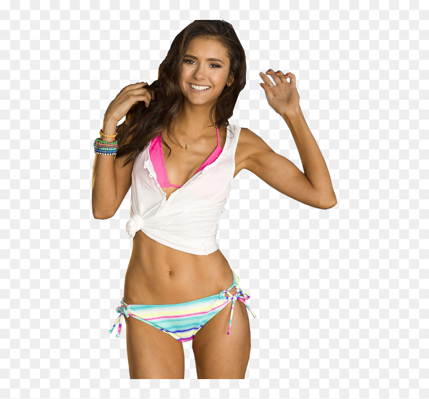 Nina Dobrev Sexy Body , Png Download - Nina Dobrev Bikini, Transparent Png - nina dobrev png