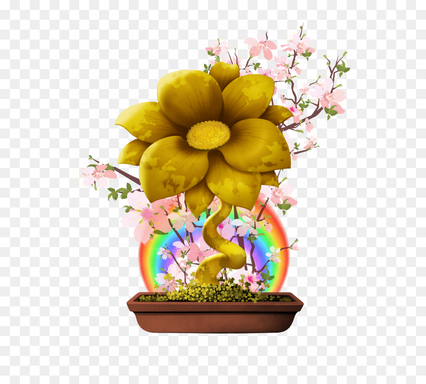 #1 Sakura Mono - Flowerpot, HD Png Download - sakura petals png