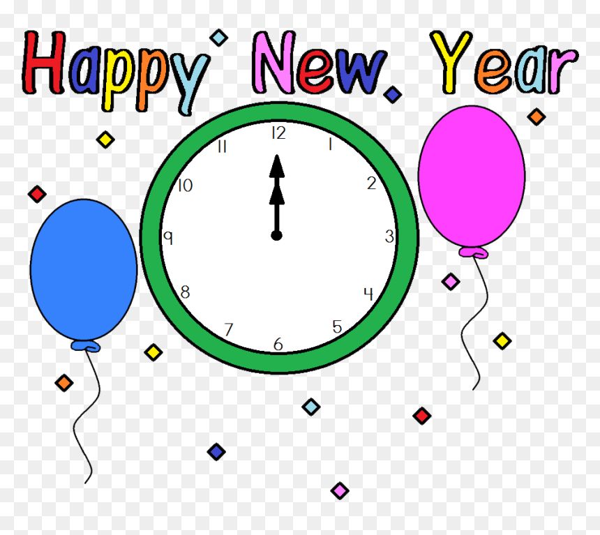 Happy New Year Clipart 2016 Png - Clip Art New Year's Eve, Transparent Png - happy new year 2016 png