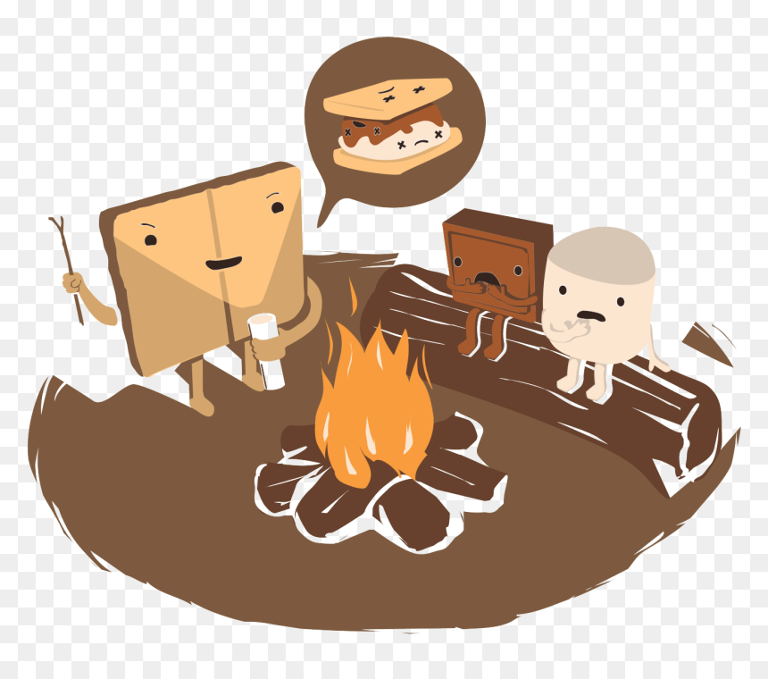 Smores Vector S More - Chocolate Cake, HD Png Download - smores png