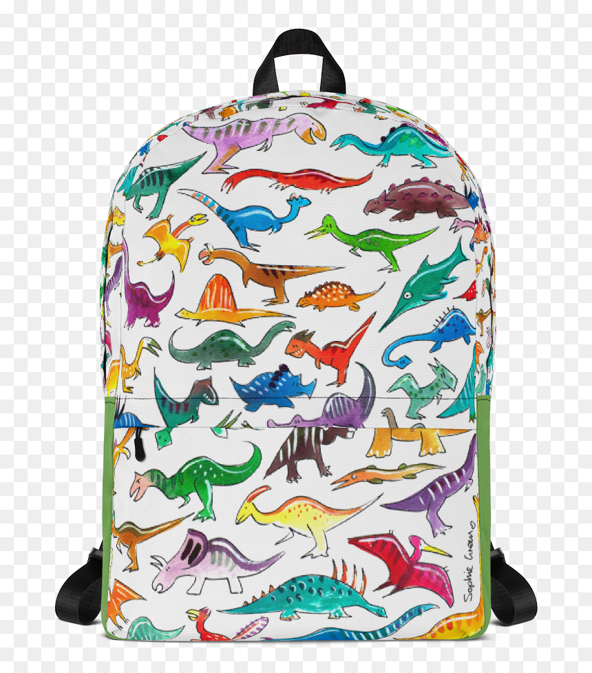 Dinosaur Rucksack Front A3 Dinosaurs Double Mockup, HD Png Download - dinosaurs png