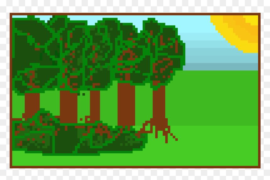 Tree, HD Png Download - forest background png