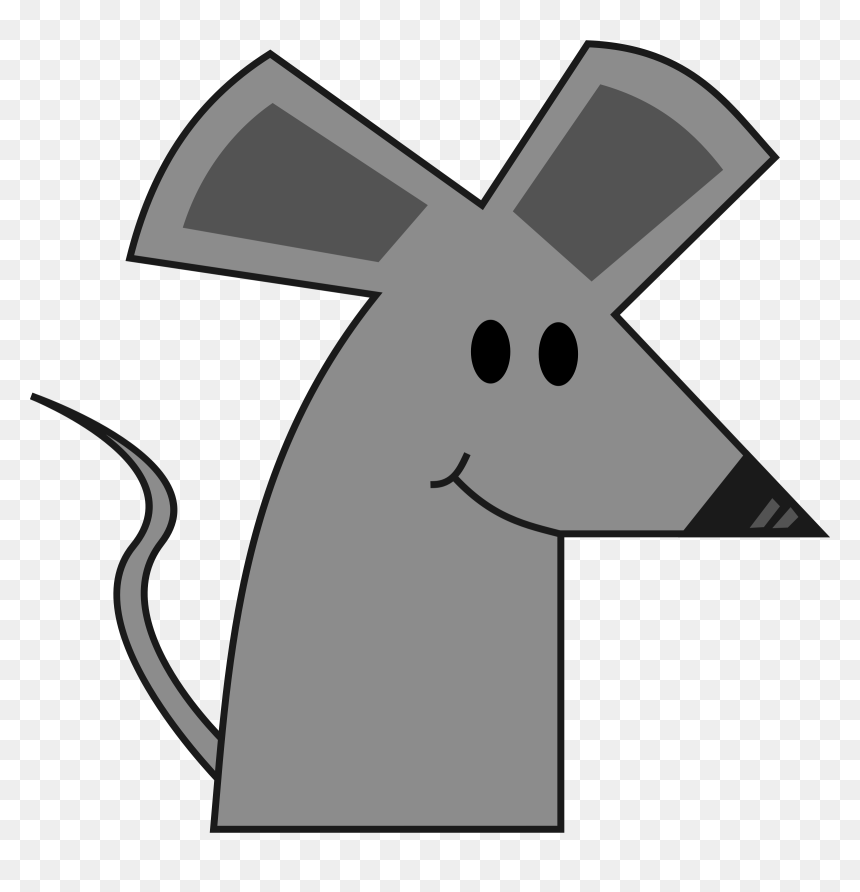 Cute Smiling Cartoon Mouse Clip Arts - Cartoon Rat Transparent Background, HD Png Download - mouse animal png