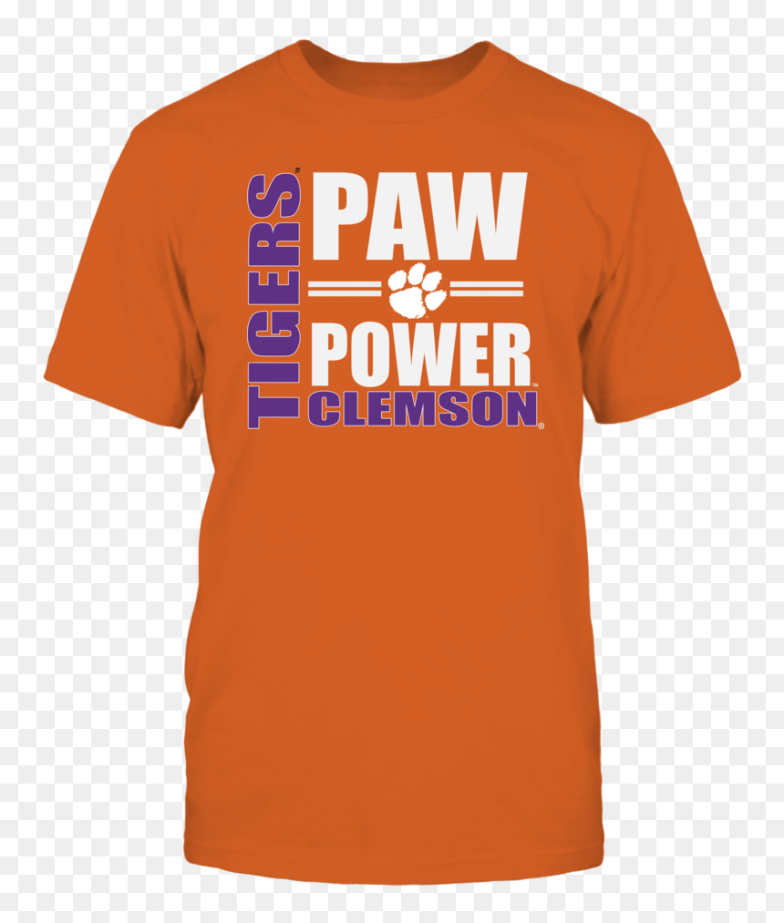 Active Shirt, HD Png Download - clemson paw png