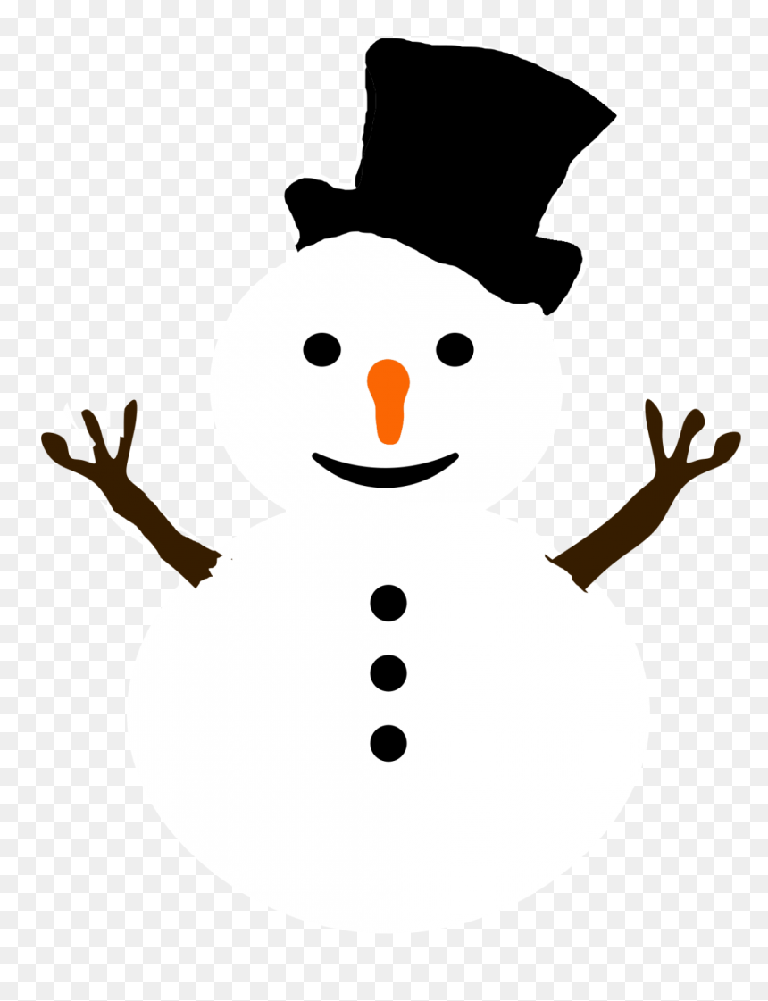 Cartoon, HD Png Download - cute snowman png