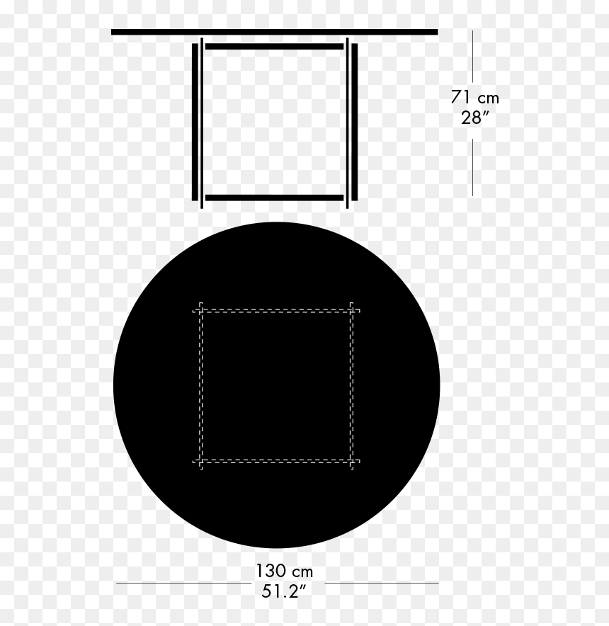 The Base Is Assembled Using 16 Black Hexagon Socket - Circle, HD Png Download - hexagon outline png