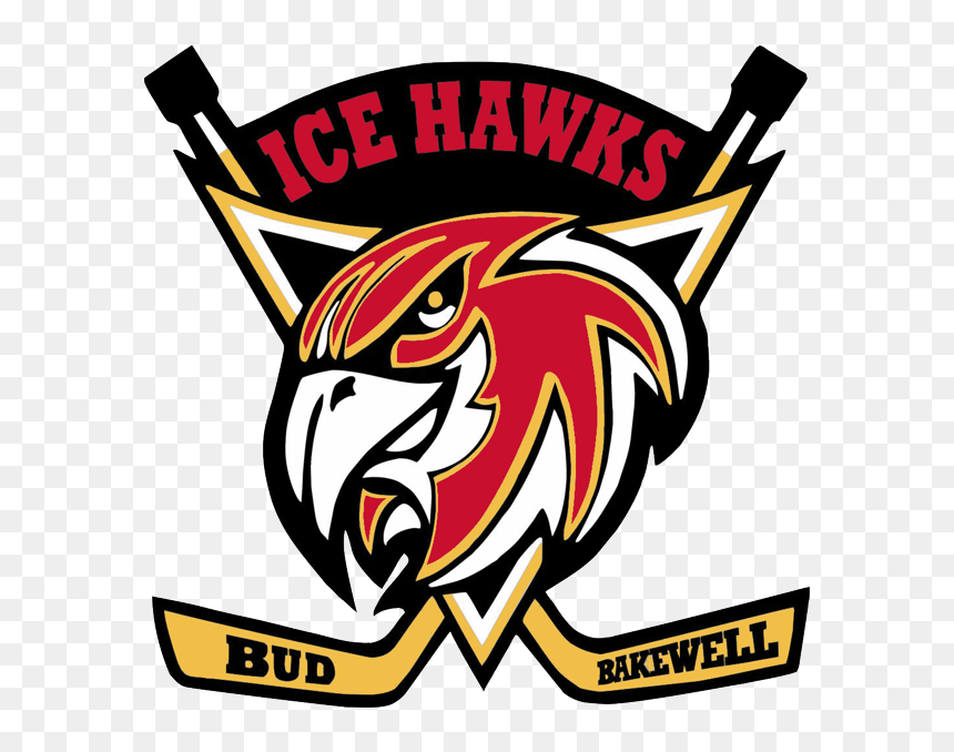 Bud Bakewell Ice Hawks Logo Clipart , Png Download - Bud Bakewell Ice Hawks, Transparent Png - hawks logo png