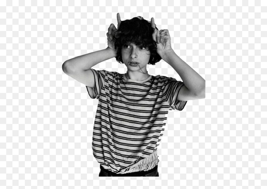 Finn Wolfhard Png Hd Image - Finn Wolfhard Black And White, Transparent Png - nina dobrev png