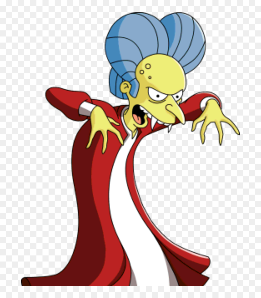 Deceased - Simpsons Dracula, HD Png Download - burn hole png