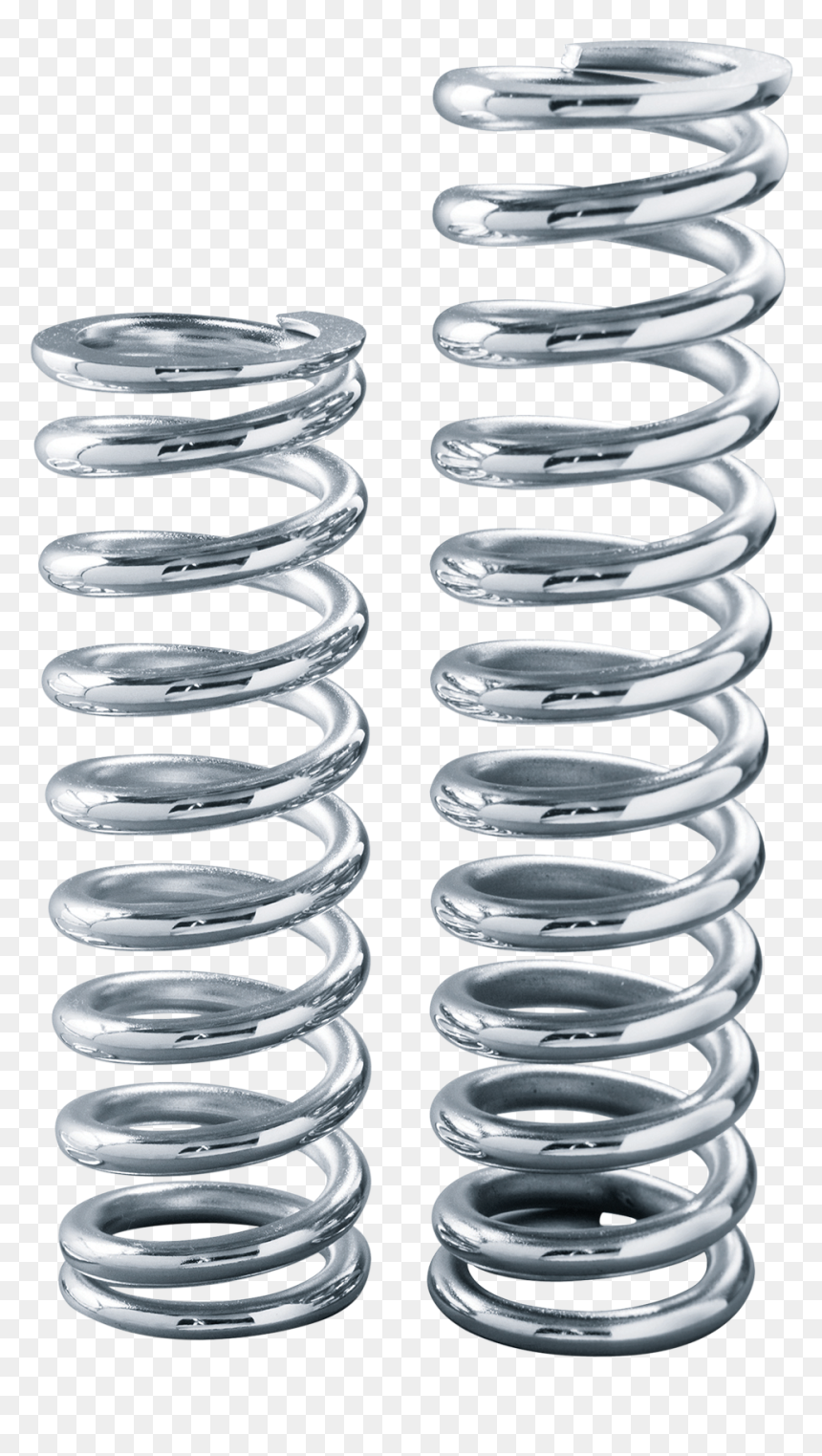 1 7/8 - Chrome Coil Springs, HD Png Download - metal spring png