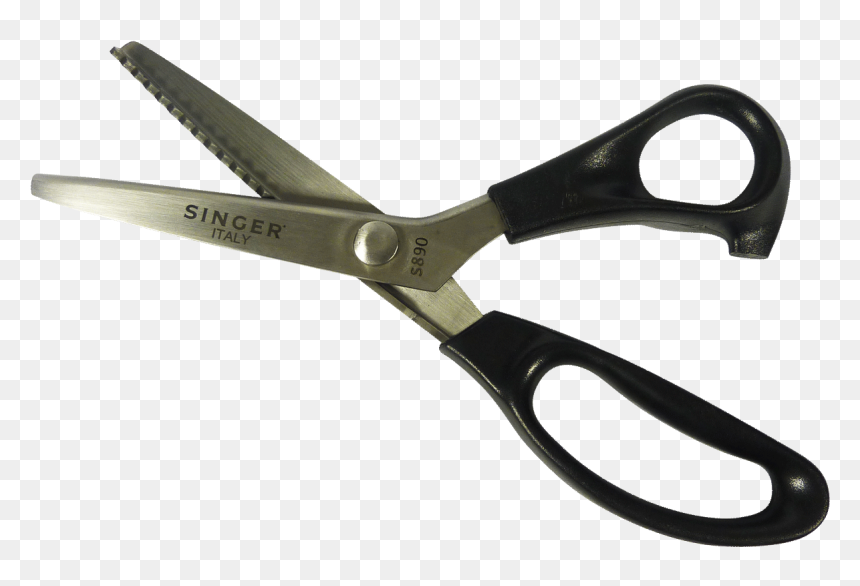 9 - Singer Zig Zag Scissors, HD Png Download - shears png