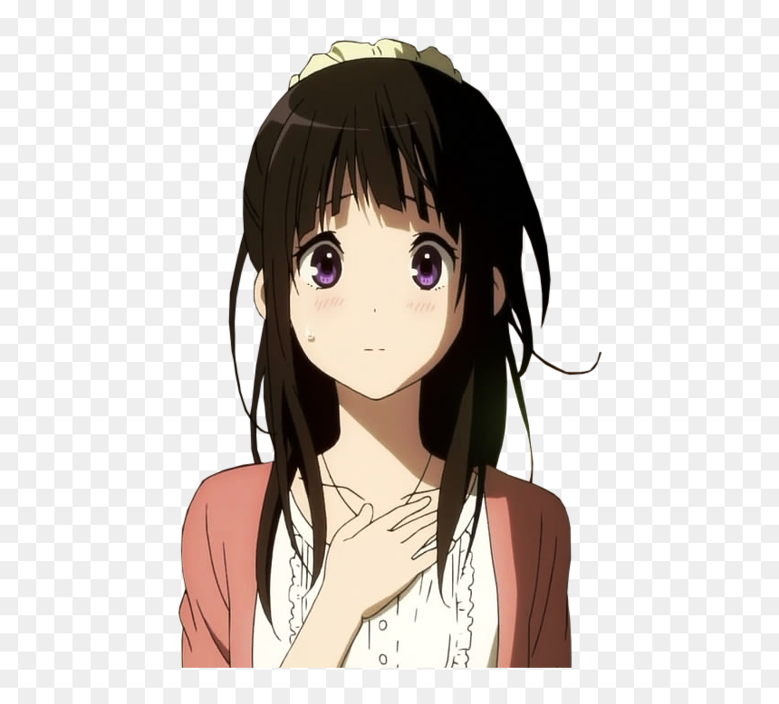 30 Images About Anime Transparents 🍡 On We Heart It - Hyouka Chitanda Transparent, HD Png Download - anime transparent png