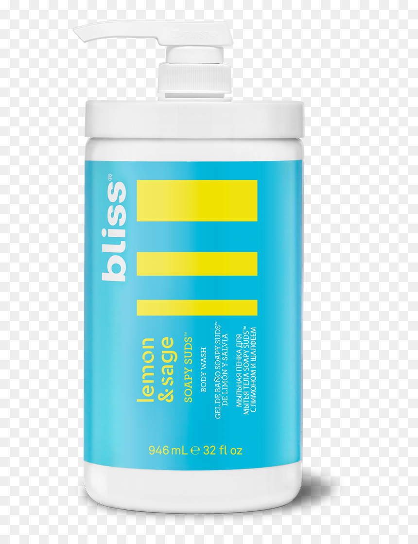 Lemon & Sage Soapy Suds™ Pro Size - Cosmetics, HD Png Download - suds png