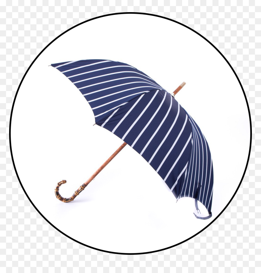 Maglia Francesco Navy Pinstripe Umbrella With Bamboo - Francesco Maglia Bamboo Umbrella, HD Png Download - pinstripe png