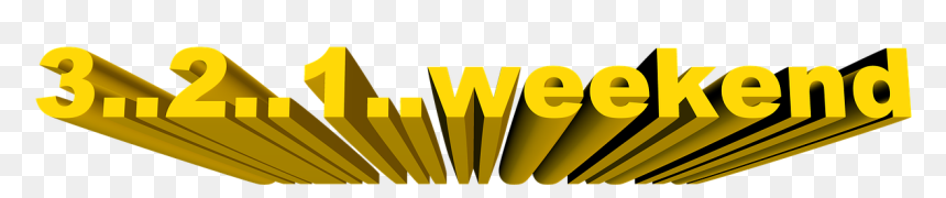 Buon Week End Scritta Png, Transparent Png - friday png