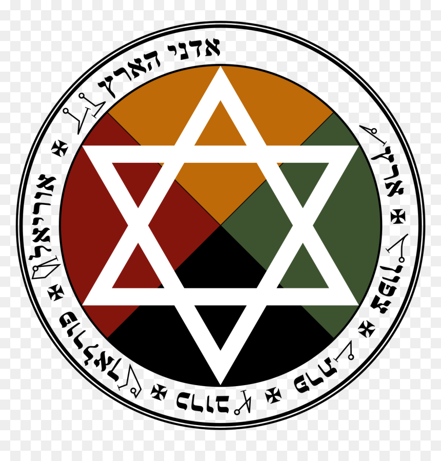 Golden Dawn Earth Pentacle, HD Png Download - pentacle png