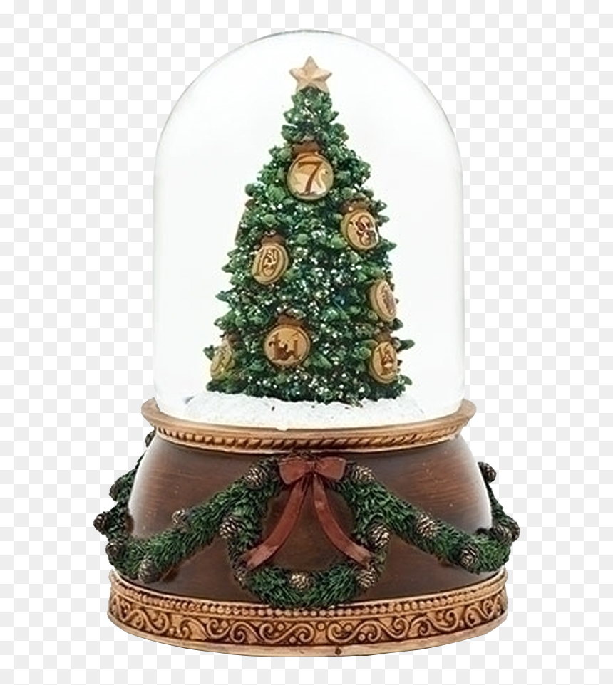 Roman Christmas Snow Globe, HD Png Download - christmas snow png