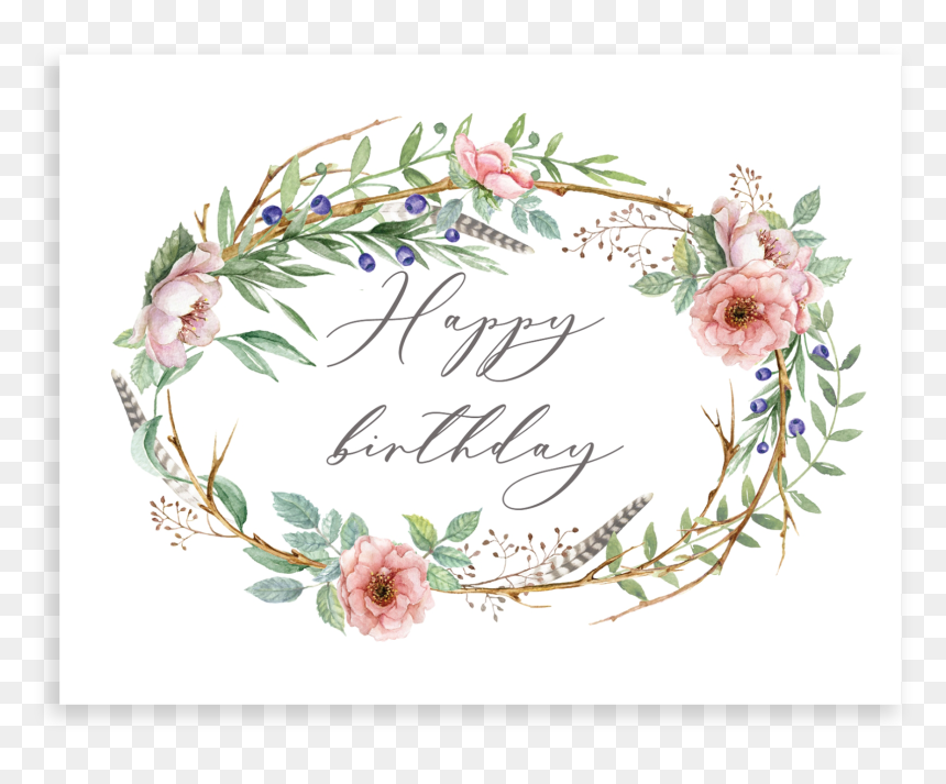 Mother's Day Floral Wreath, HD Png Download - wild flowers png