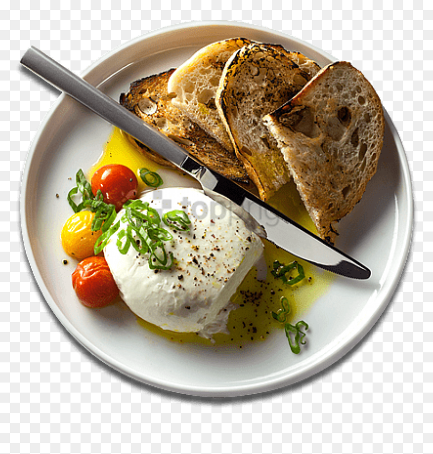 Plate With Food Png - Top View Food Png, Transparent Png - plate of food png