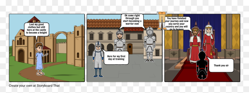 Cartoon, HD Png Download - medieval knight png