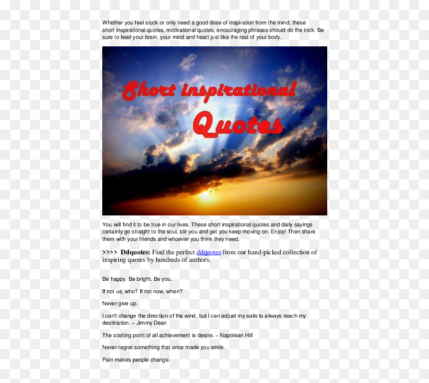 Transparent Inspirational Quotes Png - Flyer, Png Download - inspirational quotes png