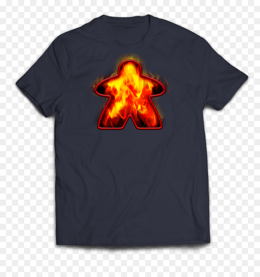 Red Fire Meeple - English Teacher Shirt Ideas, HD Png Download - red fire png