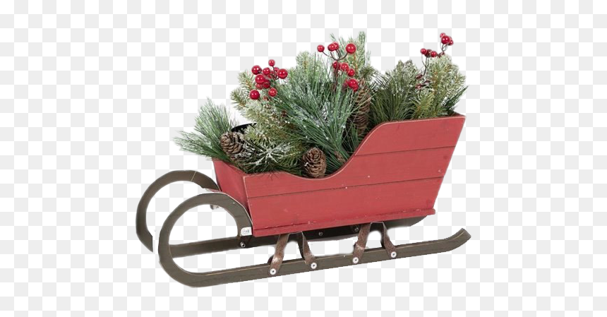 Christmas Sled Png Photos - Flowerpot, Transparent Png - christmas snow png