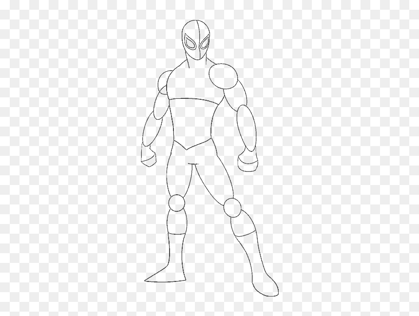 Line Art, HD Png Download - body outline png
