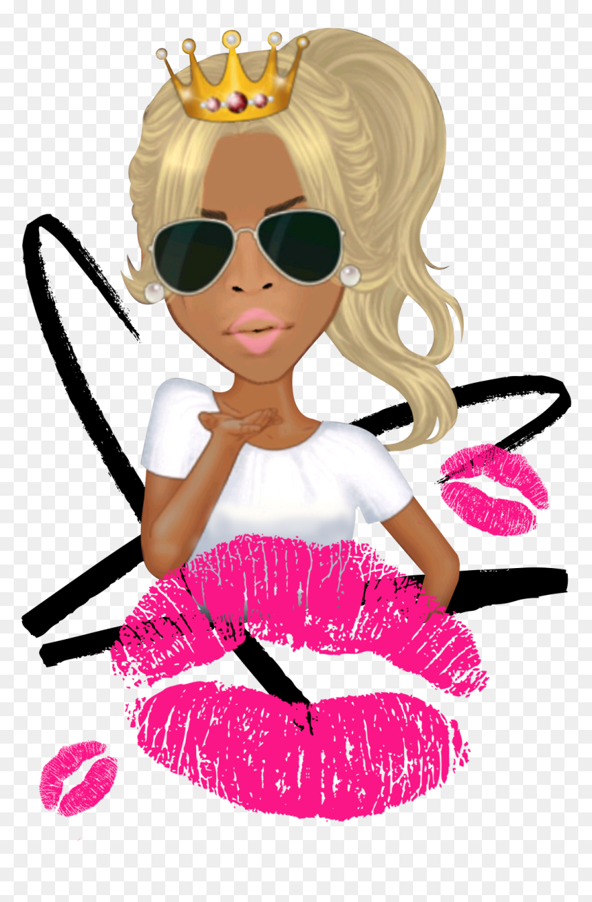 Extensions And Luxury Wigs Clipart , Png Download - Transparent Background Lipstick Kiss Png, Png Download - wigs png
