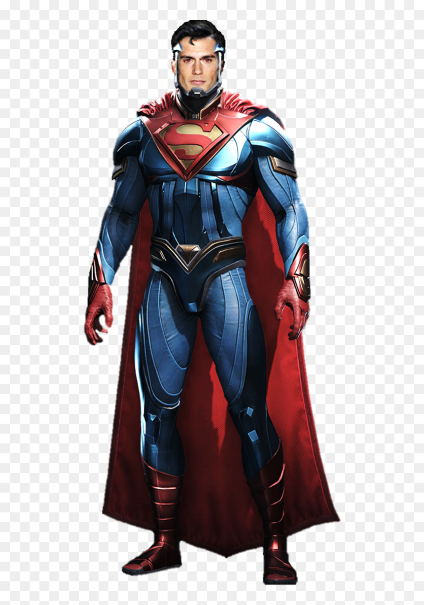 Henry Cavill Superman Png - Injustice 2 Superman Armor, Transparent Png - super man png