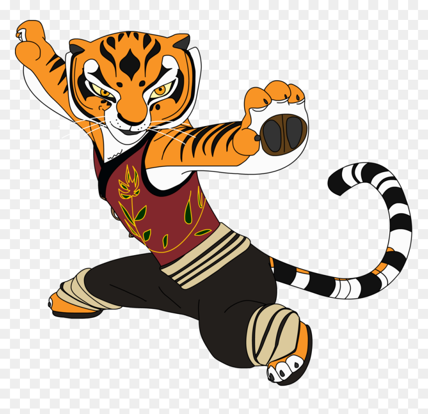 Tigresa Kung Fu Panda By Mcmoontloz - Kung Fu Panda Vector, HD Png Download - kung fu panda png